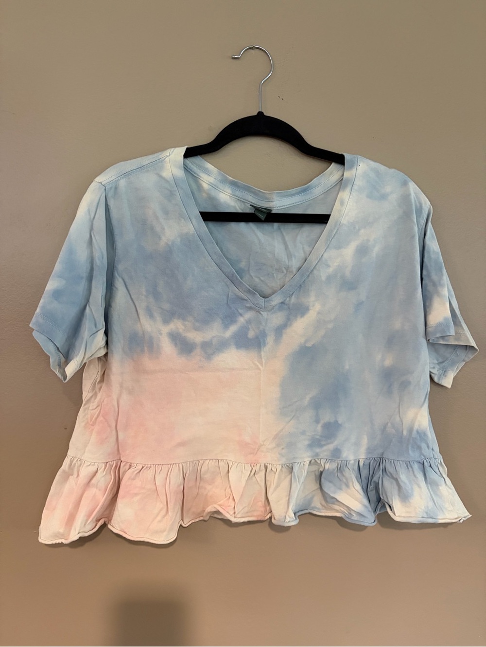 Wild Fable Tie Dye Peplum Top